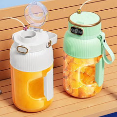 Multifunctional Portable Juicer Cup With Digital Display USB Fruit Mixers Juicers Electric Juicer Blender Fruit Juicer Cup - SHOWLU FASHION STORE