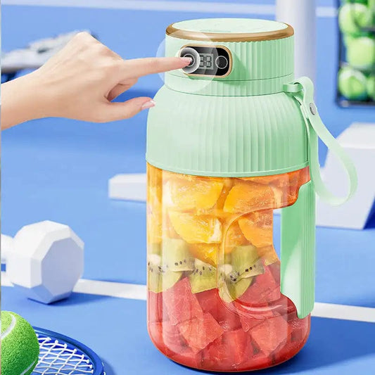 Multifunctional Portable Juicer Cup With Digital Display USB Fruit Mixers Juicers Electric Juicer Blender Fruit Juicer Cup - SHOWLU FASHION STORE