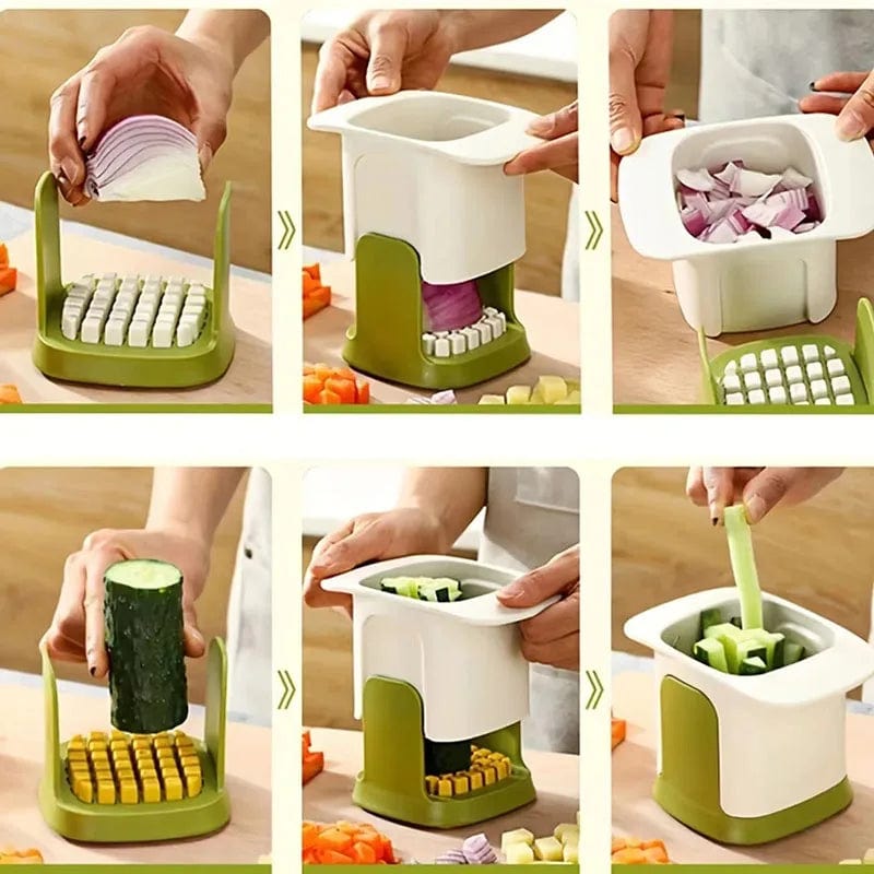 Multifunctional Vegetable Chopper Onion Dicing Artifact French Fries Slicer Kitchen Gadget Cucumber Potato Slicer Kitchen Tools - SHOWLU FASHION STORE