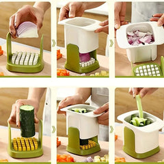 Multifunctional Vegetable Chopper Onion Dicing Artifact French Fries Slicer Kitchen Gadget Cucumber Potato Slicer Kitchen Tools - SHOWLU FASHION STORE