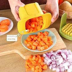 Multifunctional Vegetable Chopper Onion Dicing Artifact French Fries Slicer Kitchen Gadget Cucumber Potato Slicer Kitchen Tools - SHOWLU FASHION STORE