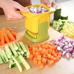 Multifunctional Vegetable Chopper Onion Dicing Artifact French Fries Slicer Kitchen Gadget Cucumber Potato Slicer Kitchen Tools - SHOWLU FASHION STORE