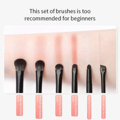 Natural Eye Makeup Brushes Set Eyeshadow Brush Eyebrow Contour Eyeliner Brush Women Eyes Cosmetic Blending Detail Make Up Tools - SHOWLU FASHION STORE
