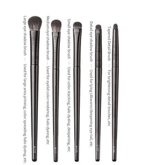 Natural Eye Makeup Brushes Set Eyeshadow Brush Eyebrow Contour Eyeliner Brush Women Eyes Cosmetic Blending Detail Make Up Tools - SHOWLU FASHION STORE