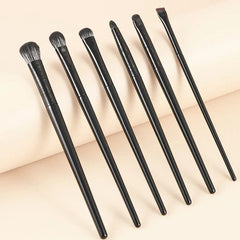 Natural Eye Makeup Brushes Set Eyeshadow Brush Eyebrow Contour Eyeliner Brush Women Eyes Cosmetic Blending Detail Make Up Tools - SHOWLU FASHION STORE