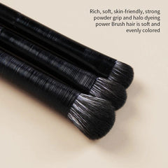 Natural Eye Makeup Brushes Set Eyeshadow Brush Eyebrow Contour Eyeliner Brush Women Eyes Cosmetic Blending Detail Make Up Tools - SHOWLU FASHION STORE