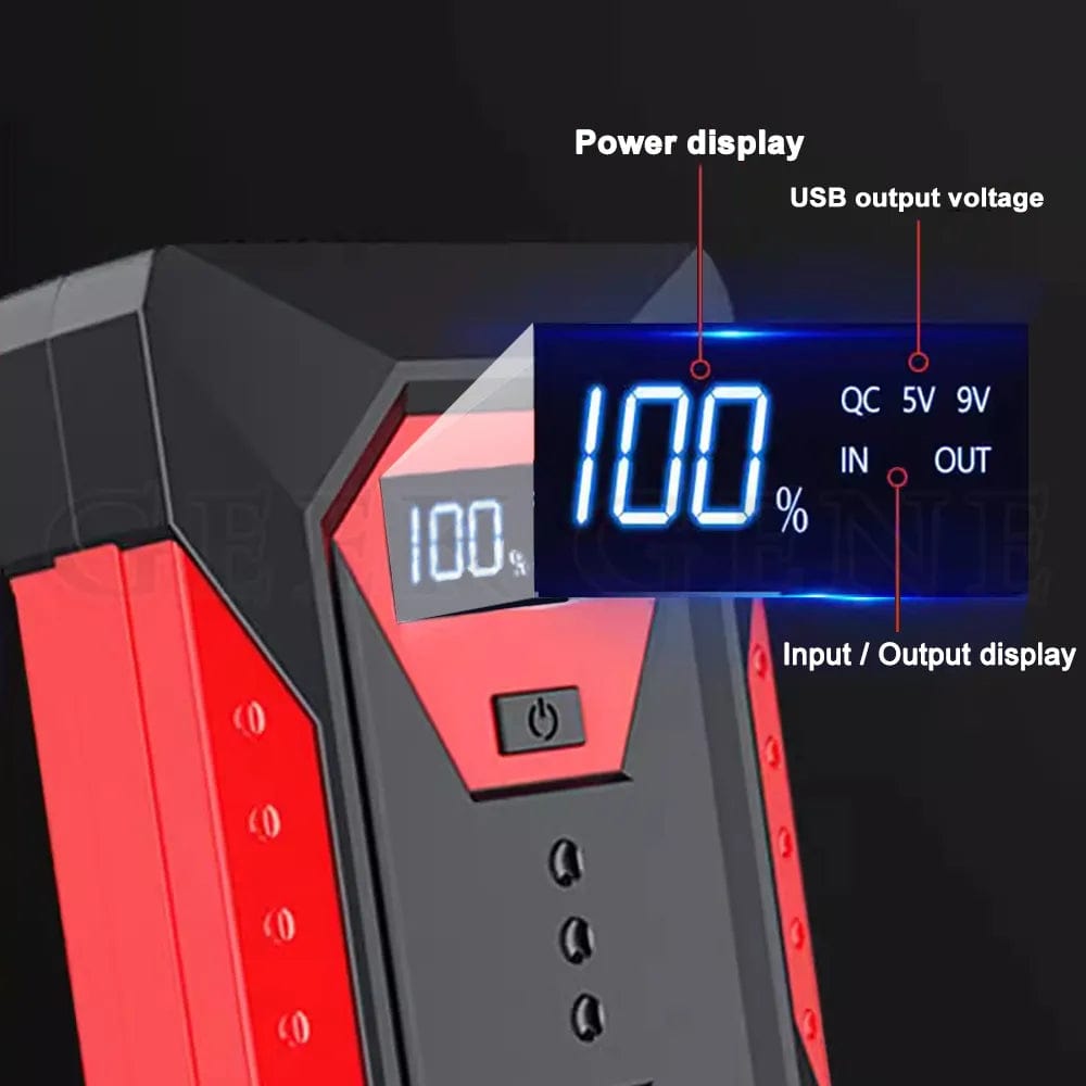 New 1200A Portable Car Jump Starter 18000mAh Power Bank Car Booster Charger Starting Device Petrol Diesel Car Emergency Buster - SHOWLU FASHION STORE