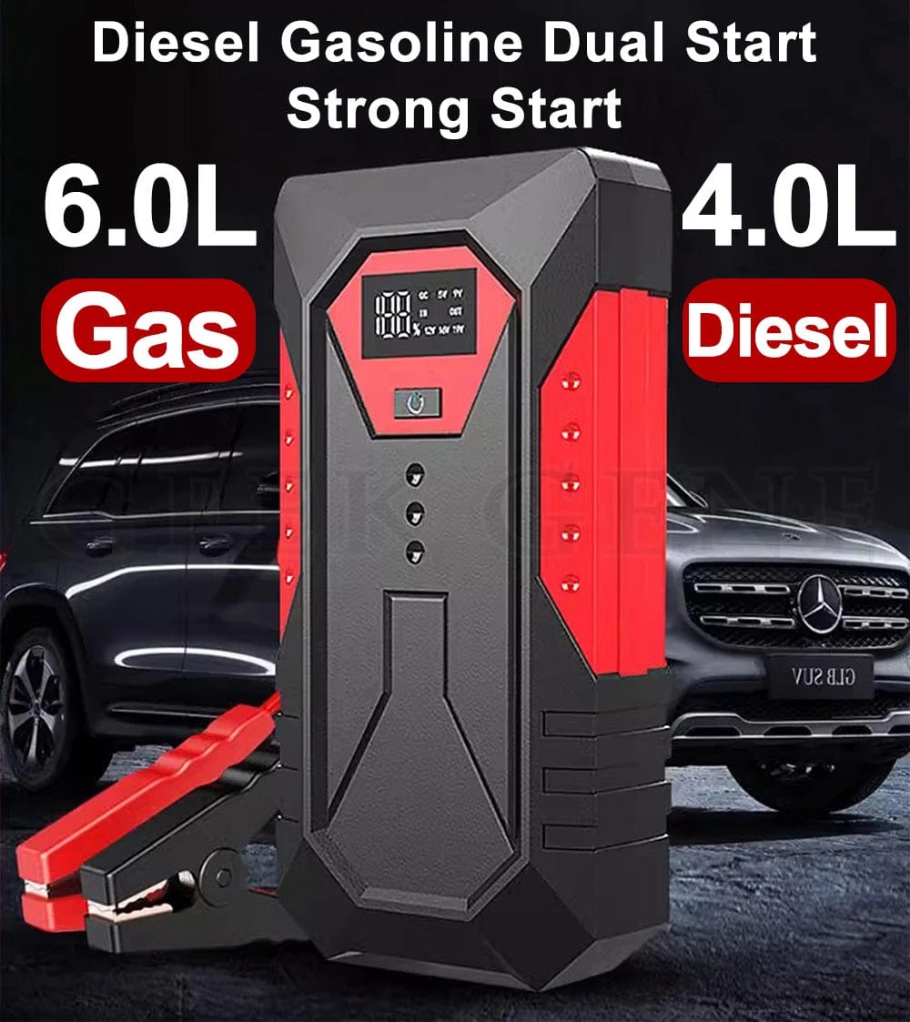 New 1200A Portable Car Jump Starter 18000mAh Power Bank Car Booster Charger Starting Device Petrol Diesel Car Emergency Buster - SHOWLU FASHION STORE