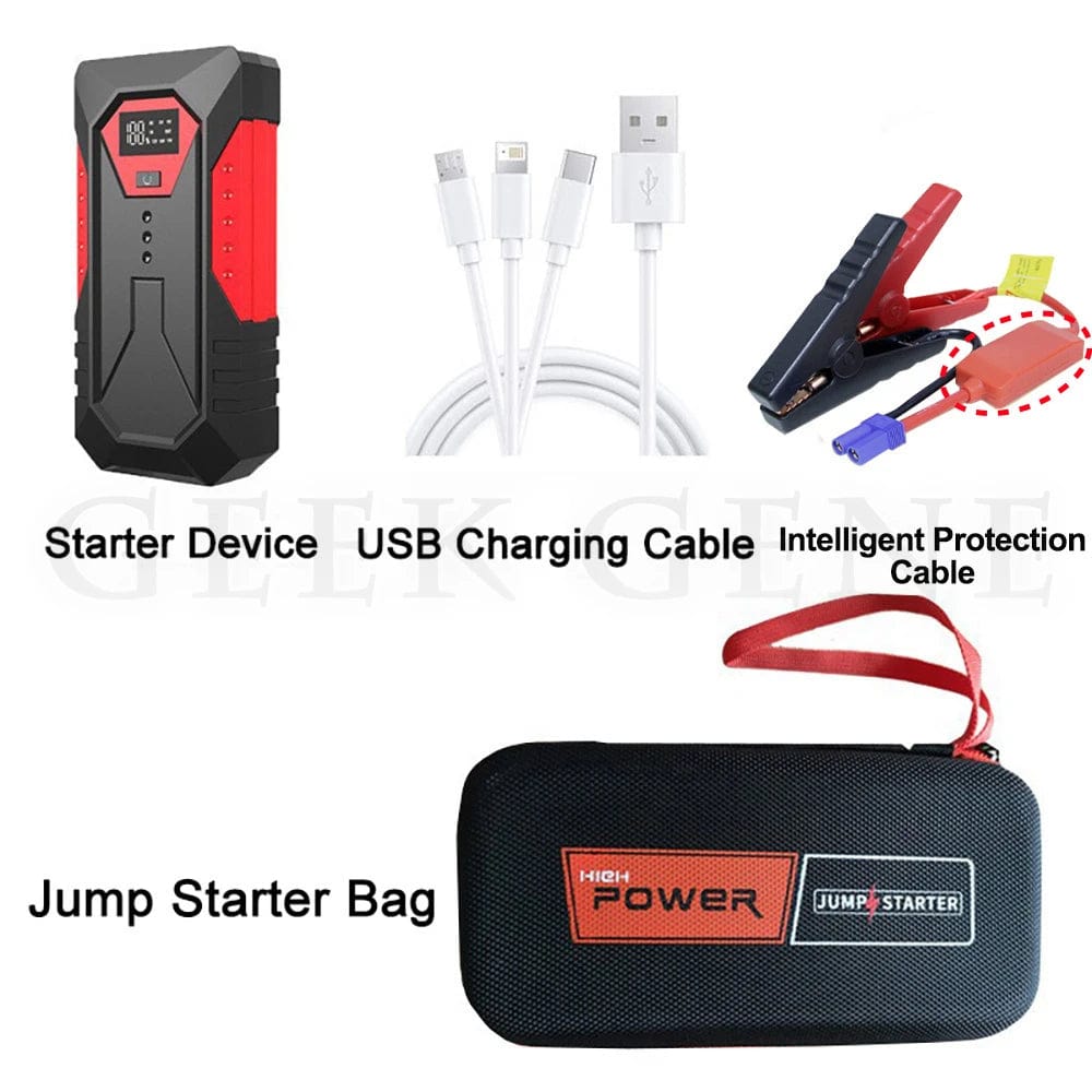 New 1200A Portable Car Jump Starter 18000mAh Power Bank Car Booster Charger Starting Device Petrol Diesel Car Emergency Buster - SHOWLU FASHION STORE