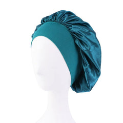 New Butterfly Pattern Satin Bonnet Women's Night Sleep Hat Soft Head Cover For Curly Springy Bathroom Cap Hair Care Chemo Cap - SHOWLU FASHION STORE