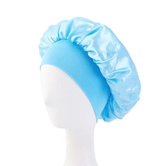 New Butterfly Pattern Satin Bonnet Women's Night Sleep Hat Soft Head Cover For Curly Springy Bathroom Cap Hair Care Chemo Cap - SHOWLU FASHION STORE