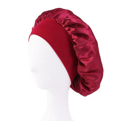 New Butterfly Pattern Satin Bonnet Women's Night Sleep Hat Soft Head Cover For Curly Springy Bathroom Cap Hair Care Chemo Cap - SHOWLU FASHION STORE