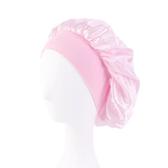 New Butterfly Pattern Satin Bonnet Women's Night Sleep Hat Soft Head Cover For Curly Springy Bathroom Cap Hair Care Chemo Cap - SHOWLU FASHION STORE