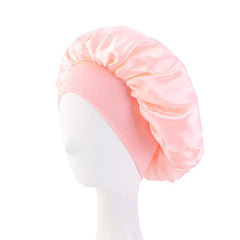 New Butterfly Pattern Satin Bonnet Women's Night Sleep Hat Soft Head Cover For Curly Springy Bathroom Cap Hair Care Chemo Cap - SHOWLU FASHION STORE