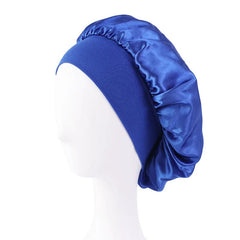 New Butterfly Pattern Satin Bonnet Women's Night Sleep Hat Soft Head Cover For Curly Springy Bathroom Cap Hair Care Chemo Cap - SHOWLU FASHION STORE