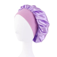 New Butterfly Pattern Satin Bonnet Women's Night Sleep Hat Soft Head Cover For Curly Springy Bathroom Cap Hair Care Chemo Cap - SHOWLU FASHION STORE