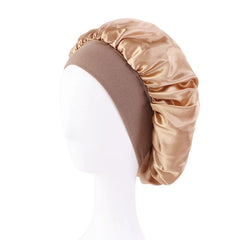 New Butterfly Pattern Satin Bonnet Women's Night Sleep Hat Soft Head Cover For Curly Springy Bathroom Cap Hair Care Chemo Cap - SHOWLU FASHION STORE
