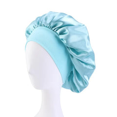 New Butterfly Pattern Satin Bonnet Women's Night Sleep Hat Soft Head Cover For Curly Springy Bathroom Cap Hair Care Chemo Cap - SHOWLU FASHION STORE
