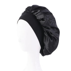 New Butterfly Pattern Satin Bonnet Women's Night Sleep Hat Soft Head Cover For Curly Springy Bathroom Cap Hair Care Chemo Cap - SHOWLU FASHION STORE