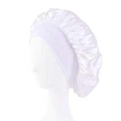 New Butterfly Pattern Satin Bonnet Women's Night Sleep Hat Soft Head Cover For Curly Springy Bathroom Cap Hair Care Chemo Cap - SHOWLU FASHION STORE