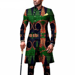 New Casual African Fashion Men's Suit Slim Two - piece Set спортивный костюм мужской Pant Sets Ropa Para Hombres suits for men - SHOWLU FASHION STORE