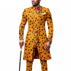 New Casual African Fashion Men's Suit Slim Two - piece Set спортивный костюм мужской Pant Sets Ropa Para Hombres suits for men - SHOWLU FASHION STORE