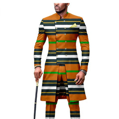 New Casual African Fashion Men's Suit Slim Two - piece Set спортивный костюм мужской Pant Sets Ropa Para Hombres suits for men - SHOWLU FASHION STORE