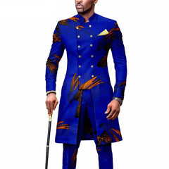 New Casual African Fashion Men's Suit Slim Two - piece Set спортивный костюм мужской Pant Sets Ropa Para Hombres suits for men - SHOWLU FASHION STORE