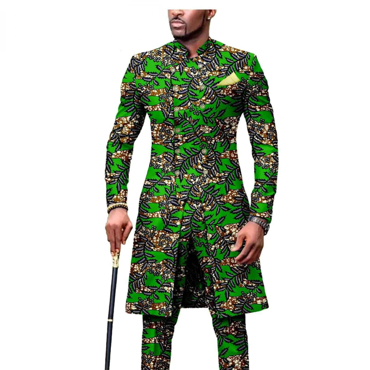 New Casual African Fashion Men's Suit Slim Two - piece Set спортивный костюм мужской Pant Sets Ropa Para Hombres suits for men - SHOWLU FASHION STORE