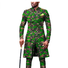 New Casual African Fashion Men's Suit Slim Two - piece Set спортивный костюм мужской Pant Sets Ropa Para Hombres suits for men - SHOWLU FASHION STORE