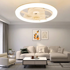 New Ceiling Fan Light Living Room Bedroom Modern and Simple Home Intelligent Remote Control Restaurant LED Fan Light - SHOWLU FASHION STORE