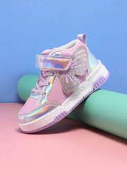 New Girls Sneakers Fashion Butterfly Childrens Sneakers Casual Shoes Autumn Student Running Shoes School Soft Sole Kids Shoes - SHOWLU FASHION STORE