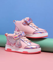 New Girls Sneakers Fashion Butterfly Childrens Sneakers Casual Shoes Autumn Student Running Shoes School Soft Sole Kids Shoes - SHOWLU FASHION STORE