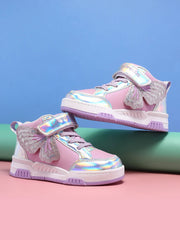 New Girls Sneakers Fashion Butterfly Childrens Sneakers Casual Shoes Autumn Student Running Shoes School Soft Sole Kids Shoes - SHOWLU FASHION STORE