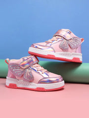 New Girls Sneakers Fashion Butterfly Childrens Sneakers Casual Shoes Autumn Student Running Shoes School Soft Sole Kids Shoes - SHOWLU FASHION STORE