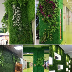 NEW High - Vivid Artificial Turf Grass Lawn Realistic Mat Simulation Turf Lawn Carpet DecorationFake Plastic Grassland Synth A1C5 - SHOWLU FASHION STORE