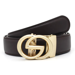 NEW Man Automatic Buckle Belt Casual Styish genuine Leather Belts Jeans Pants Accessories For Women Plus Size - SHOWLU FASHION STORE