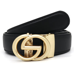 NEW Man Automatic Buckle Belt Casual Styish genuine Leather Belts Jeans Pants Accessories For Women Plus Size - SHOWLU FASHION STORE