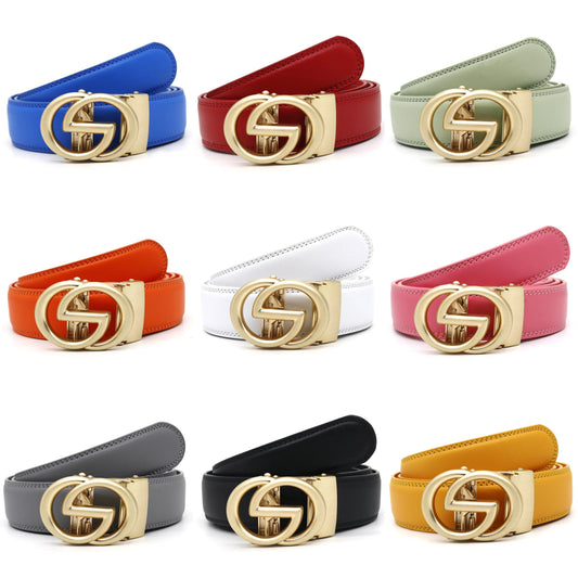 NEW Man Automatic Buckle Belt Casual Styish genuine Leather Belts Jeans Pants Accessories For Women Plus Size - SHOWLU FASHION STORE