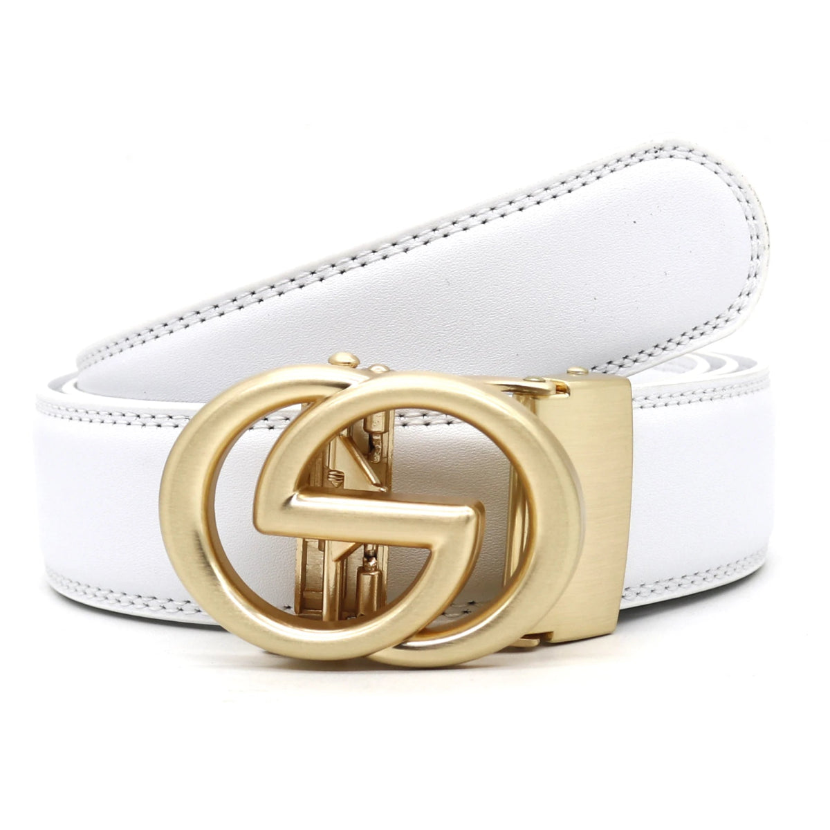 NEW Man Automatic Buckle Belt Casual Styish genuine Leather Belts Jeans Pants Accessories For Women Plus Size - SHOWLU FASHION STORE