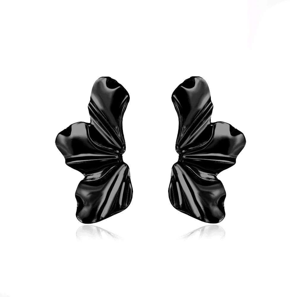 New Trendy Design French Petal Stud Dangle Earrings for Women Korean Fashion Earring Birthday Party Jewelry Accessories Gifts - SHOWLU FASHION STORE
