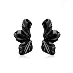 New Trendy Design French Petal Stud Dangle Earrings for Women Korean Fashion Earring Birthday Party Jewelry Accessories Gifts - SHOWLU FASHION STORE