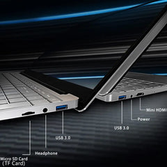Notebook 15.6 inch Laptop Windows 11 10 Pro 1920*1080 Cheap Portable Intel Laptop D4 12G RAM 128GB/256GB/512GB/1TB SSD HDMI Port - SHOWLU FASHION STORE