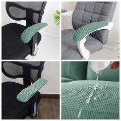 Office Chair - Arm Cover Stretchable Water Resistant Spandex Stretch Jacquard Computer Chair Slipcover Armrest Cover 2pcs/Set - SHOWLU FASHION STORE