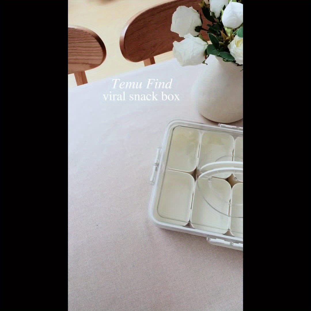 Organize Your Snacks on - the - go with Our Divided Serving Tray - SHOWLU FASHION STORE