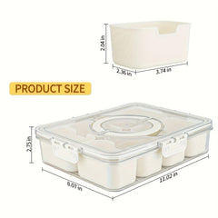 Organize Your Snacks on - the - go with Our Divided Serving Tray - SHOWLU FASHION STORE