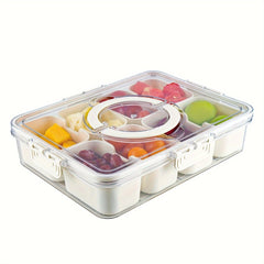 Organize Your Snacks on - the - go with Our Divided Serving Tray - SHOWLU FASHION STORE
