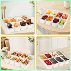 Organize Your Snacks on - the - go with Our Divided Serving Tray - SHOWLU FASHION STORE