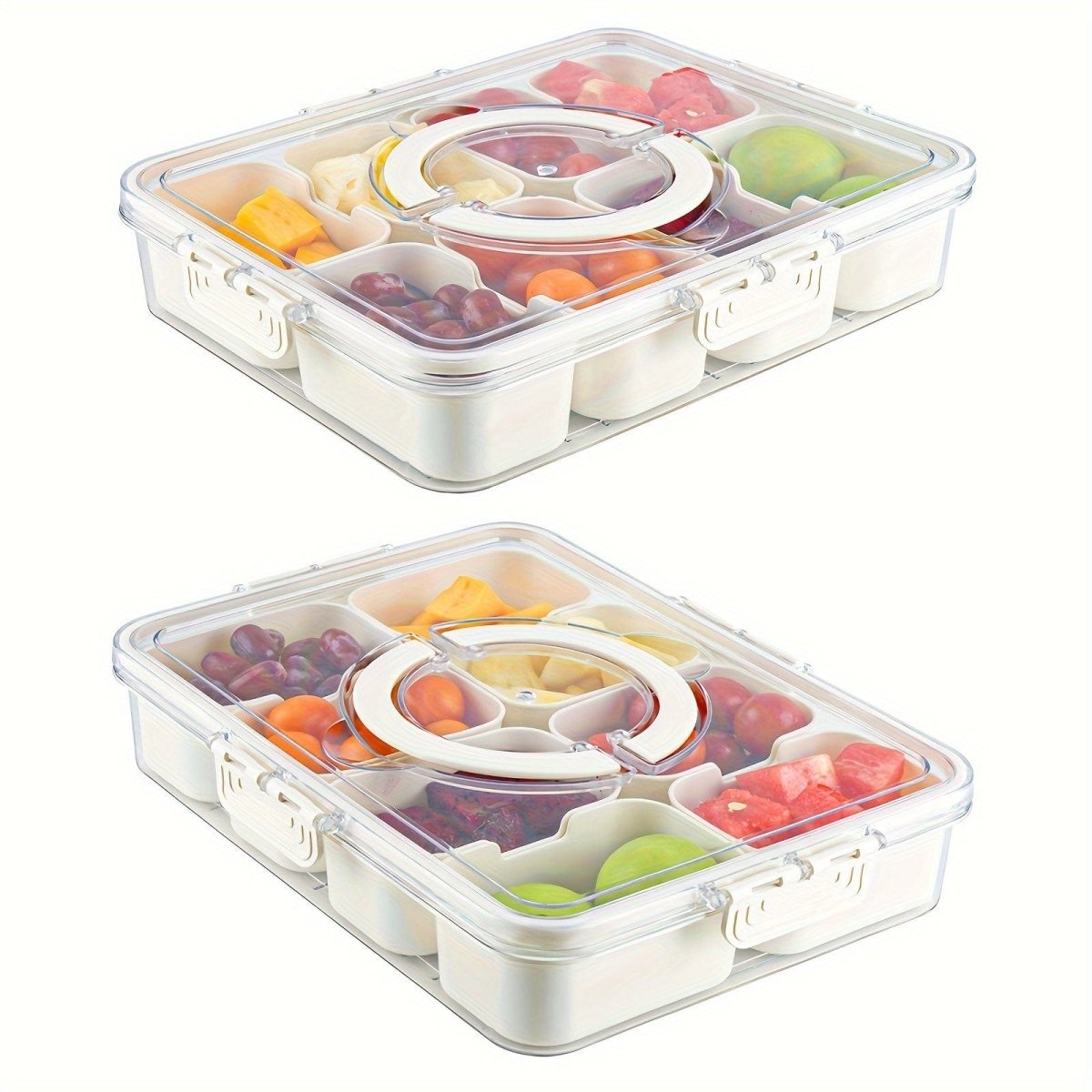 Organize Your Snacks on - the - go with Our Divided Serving Tray - SHOWLU FASHION STORE