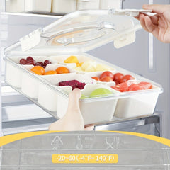 Organize Your Snacks on - the - go with Our Divided Serving Tray - SHOWLU FASHION STORE